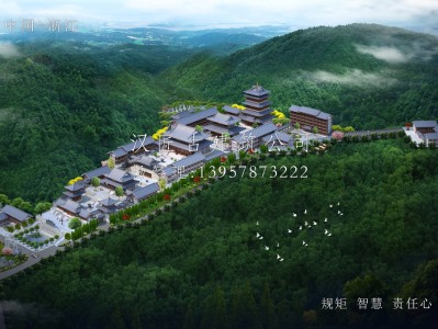 鹽城長福禪寺仿唐建筑規(guī)劃設計
