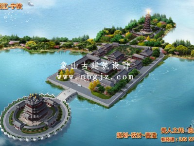 鹽城寺廟建筑整體規(guī)劃設計