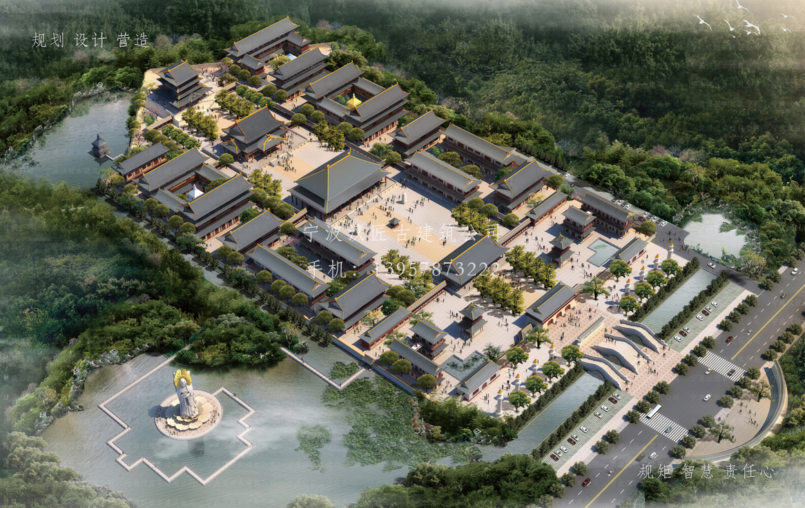護(hù)國寺重建項目工程施工